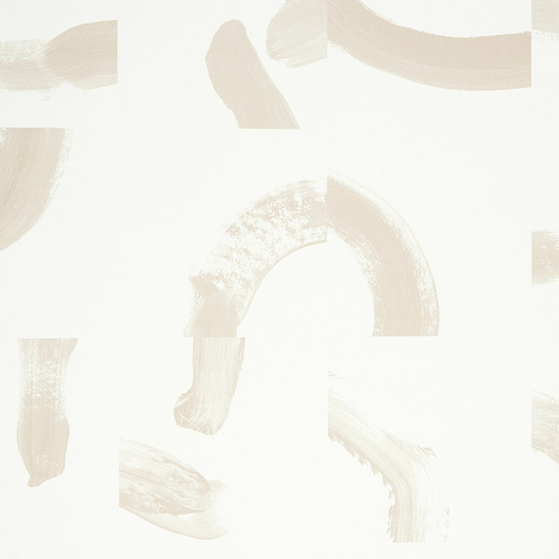 Schumacher Sepiessa Panel Set Neutral Wallpaper Sample 5009492