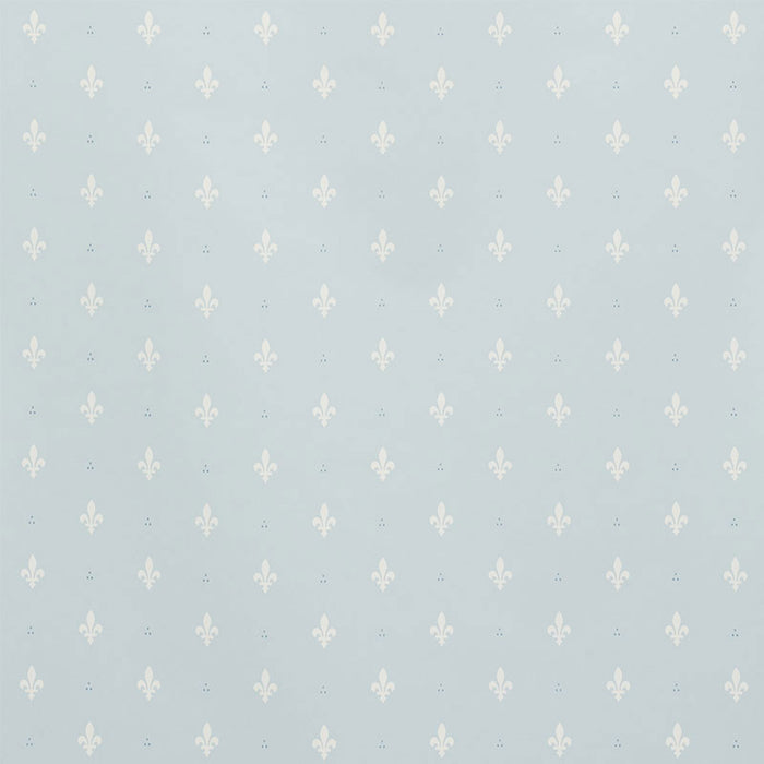Schumacher Fleur De Lis Mineral Wallpaper Sample 5009501