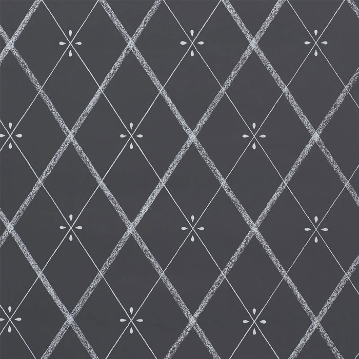 Schumacher Kasumi Diamond Chalkboard Wallpaper Sample 5009510
