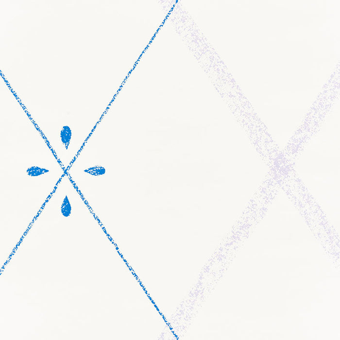 Schumacher Kasumi Diamond Hyacinth Wallpaper Sample 5009512