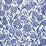 Schumacher Chrysanthemum Blue Wallpaper Sample 5009552
