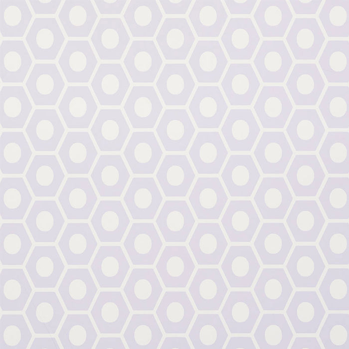 Schumacher Queen B Lavender Wallpaper Sample 5009571