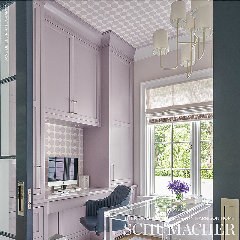 Schumacher Fuzz Lavender Wallpaper Sample 5009581