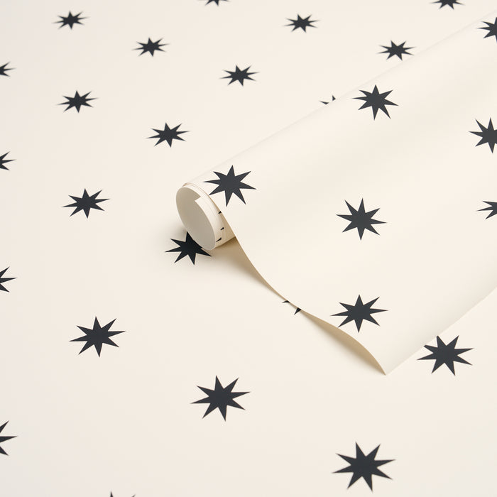 Schumacher Stargaze Black & Cream Wallpaper 5009602