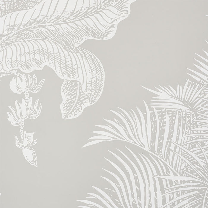 Schumacher Grand Palms Dove Wallpaper Sample 5009622