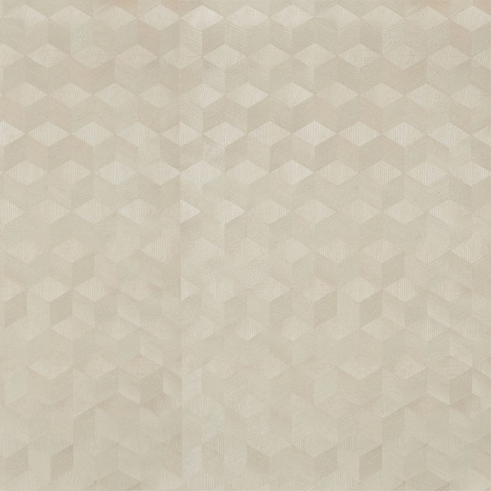 Schumacher Chevron Inlay Blond Wallpaper Sample 5009630