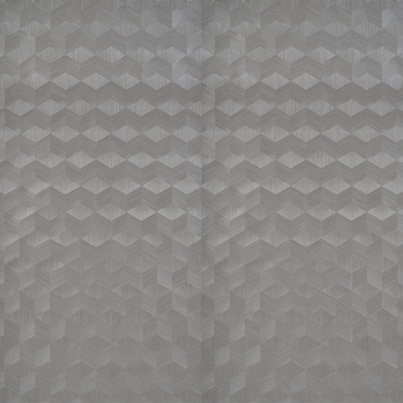 Schumacher Chevron Inlay Birch Wallpaper 5009632