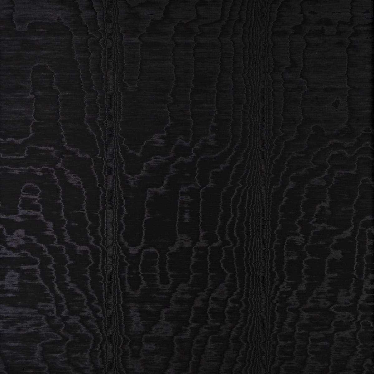 Schumacher Moire Wallcovering Noir Wallpaper 5009673