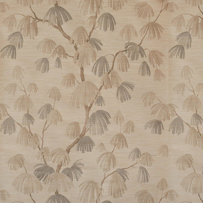 Schumacher Weeping Pine II Barley Wallpaper Sample 5009680