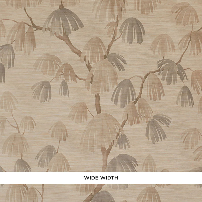 Schumacher Weeping Pine II Barley Wallpaper Sample 5009680