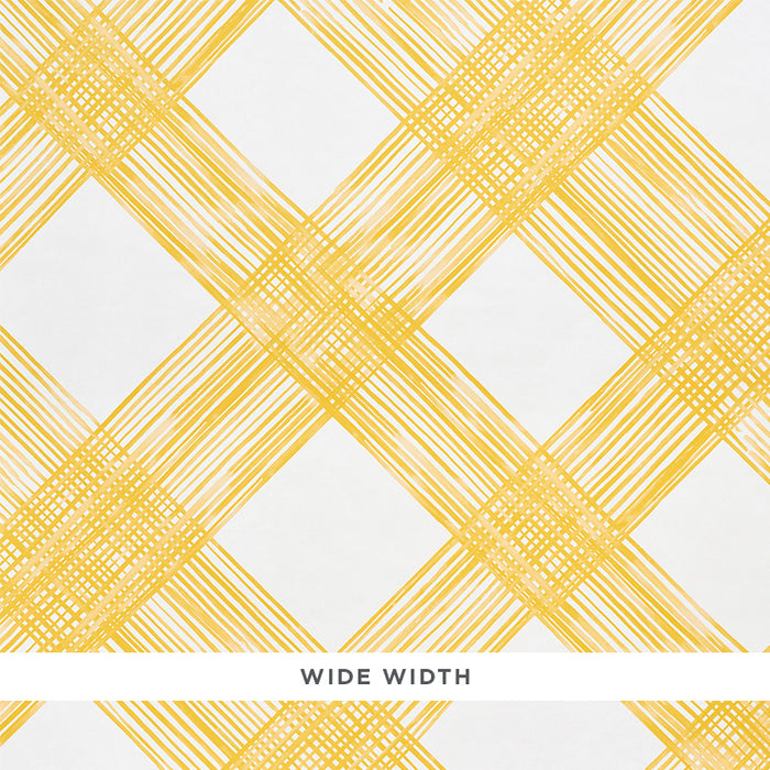 Schumacher Traverse Yellow Wallpaper Sample 5009712