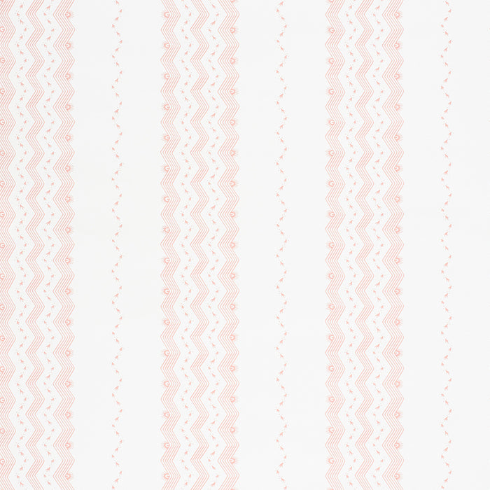 Schumacher Nauset Stripe Blush Wallpaper Sample 5009742
