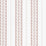 Schumacher Nauset Stripe Sienna Wallpaper Sample 5009743