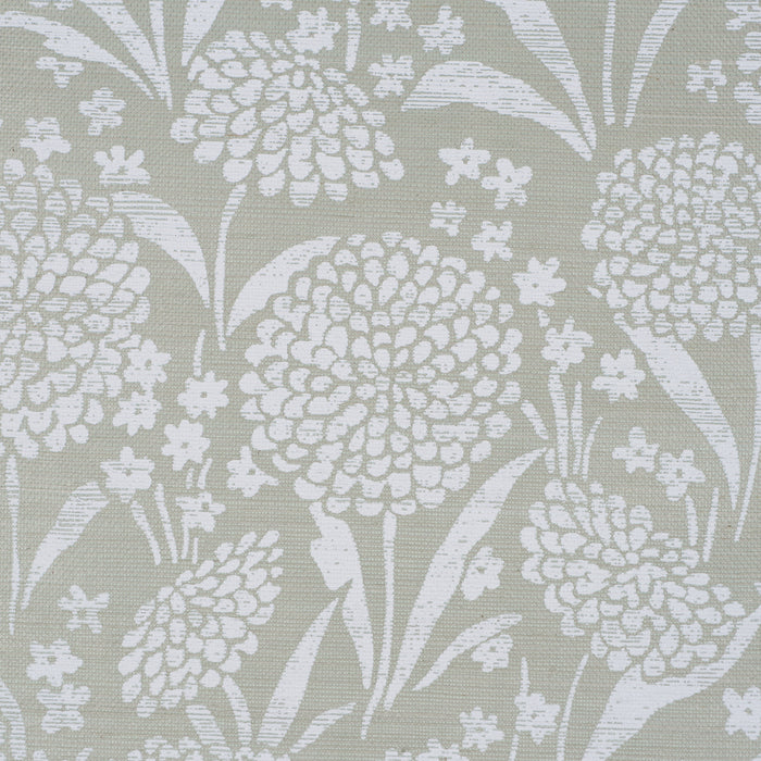 Schumacher Chrysanthemum Sisal Seaglass Wallpaper 5009783