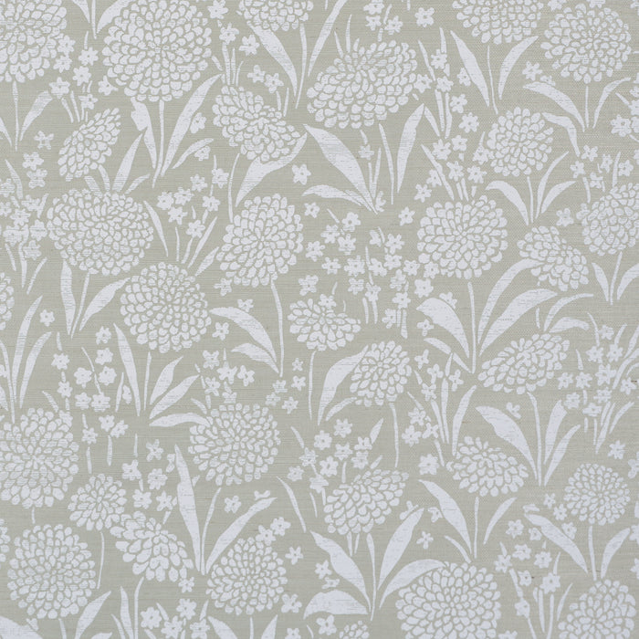 Schumacher Chrysanthemum Sisal Seaglass Wallpaper 5009783