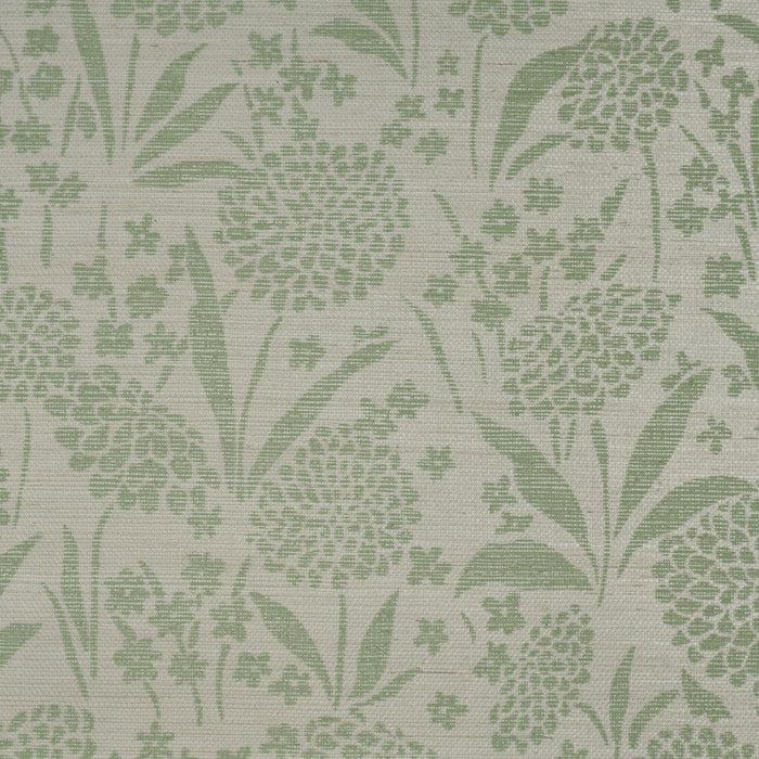 Schumacher Chrysanthemum Sisal Willow Wallpaper 5009785