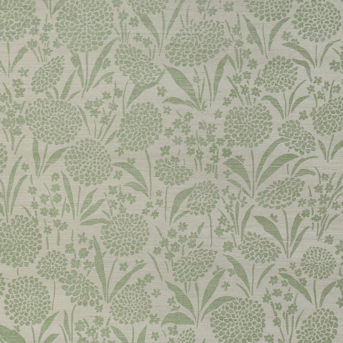 Schumacher Chrysanthemum Sisal Willow Wallpaper 5009785