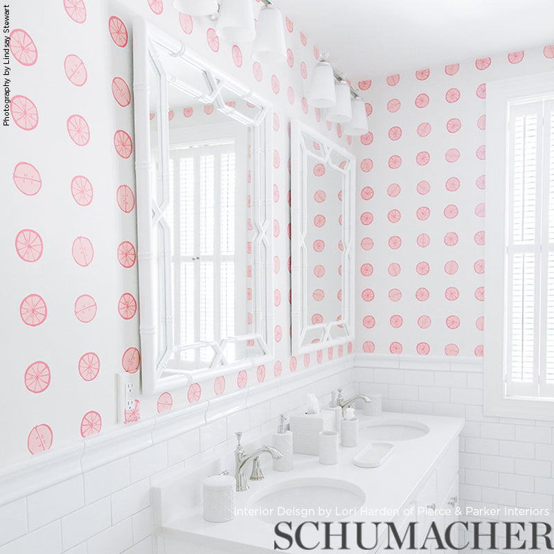 Schumacher Lemonade Grapefruit Wallpaper Sample 5009821