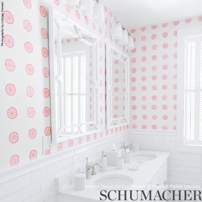 Schumacher Lemonade Grapefruit Wallpaper Sample 5009821