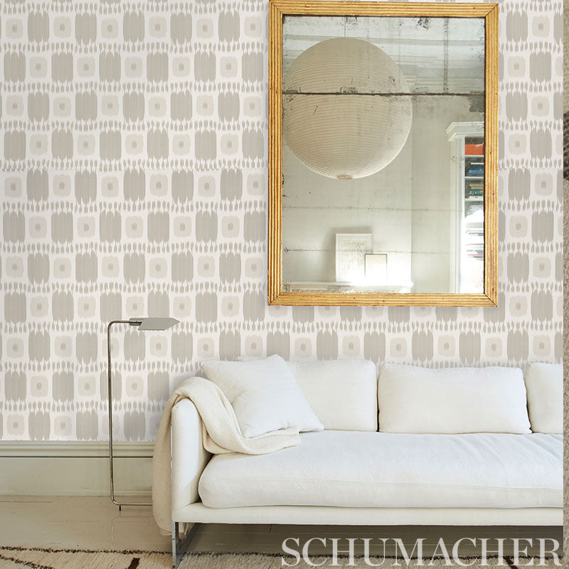 Schumacher Kandira Wheat Wallpaper Sample 5009852