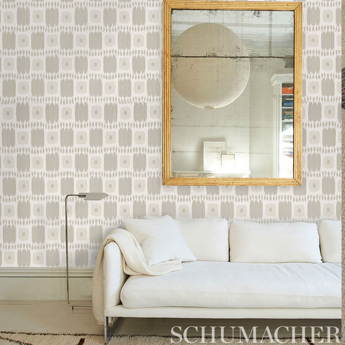 Schumacher Kandira Wheat Wallpaper Sample 5009852