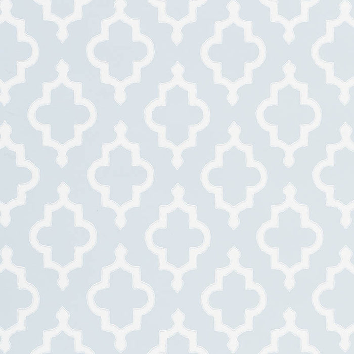 Schumacher Jake Orpington Blue Wallpaper Sample 5009860