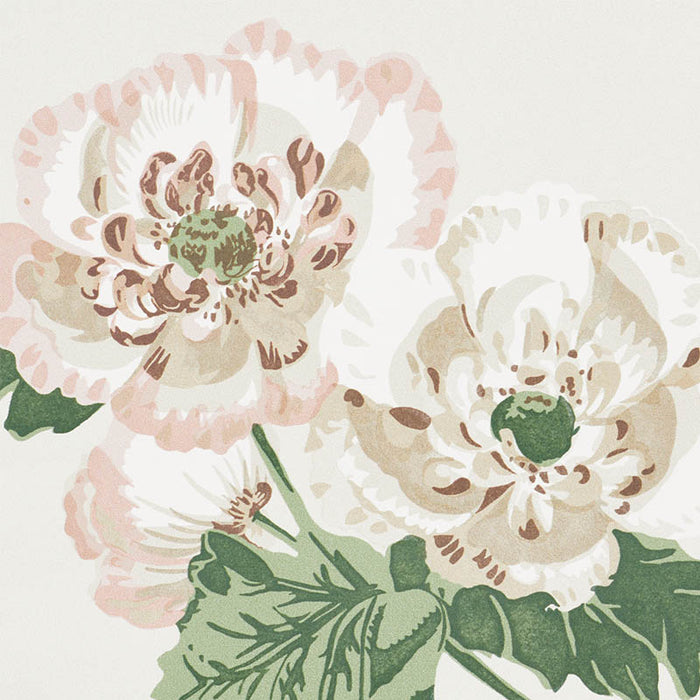 Schumacher Betty Quiet Pink Wallpaper Sample 5009870