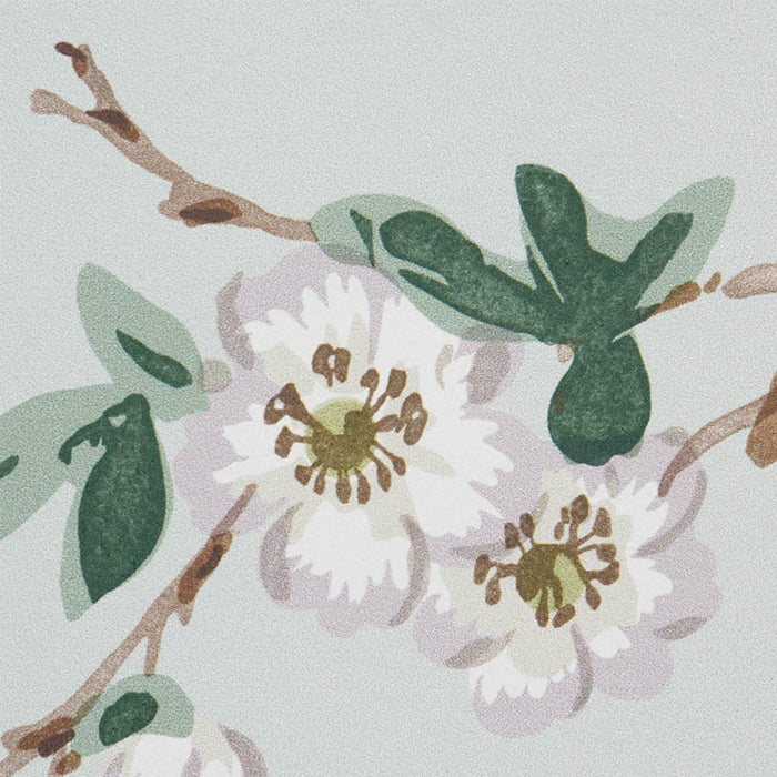 Schumacher Betty Celadon Wallpaper Sample 5009872