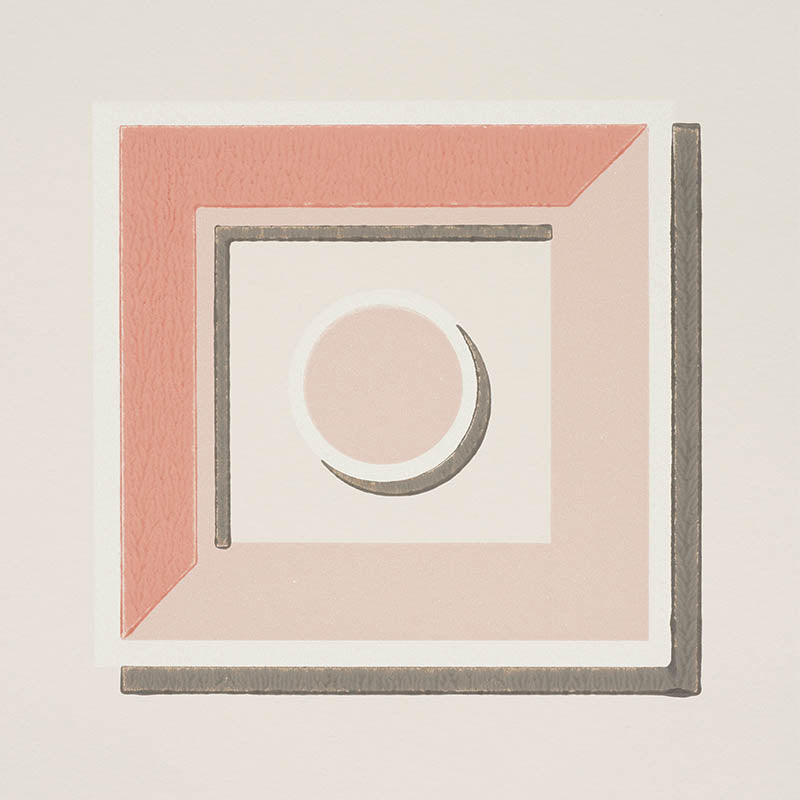 Schumacher Marcel Blush Wallpaper Sample 5009881