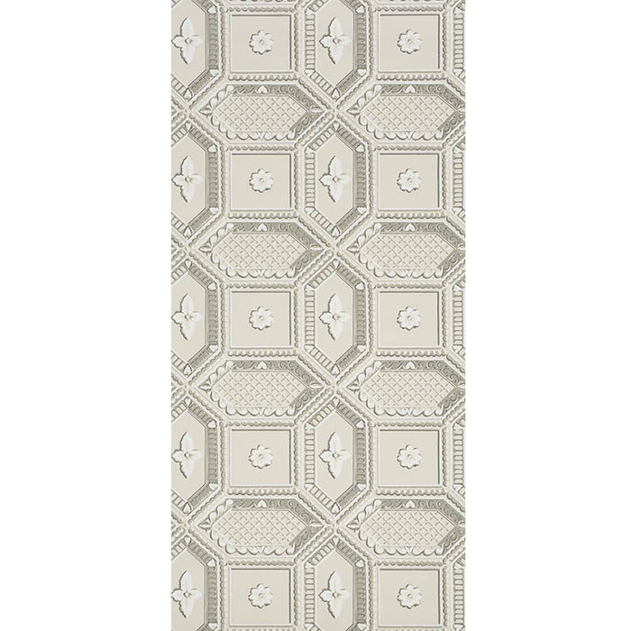 Schumacher Lacunaria Stone Wallpaper Sample 5009901