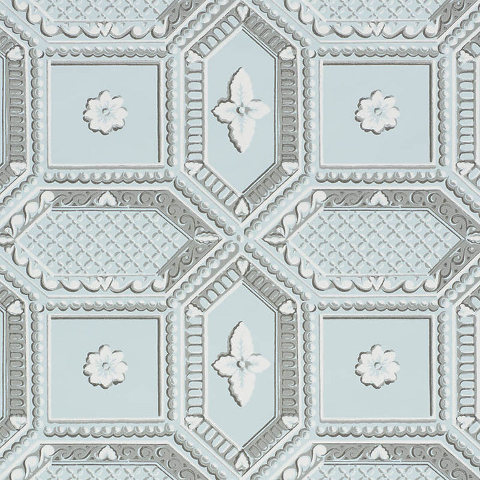 Schumacher Lacunaria Sky Wallpaper Sample 5009902