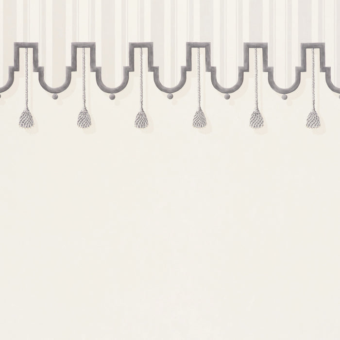 Schumacher Villa Panel Dove Wallpaper Sample 5009910