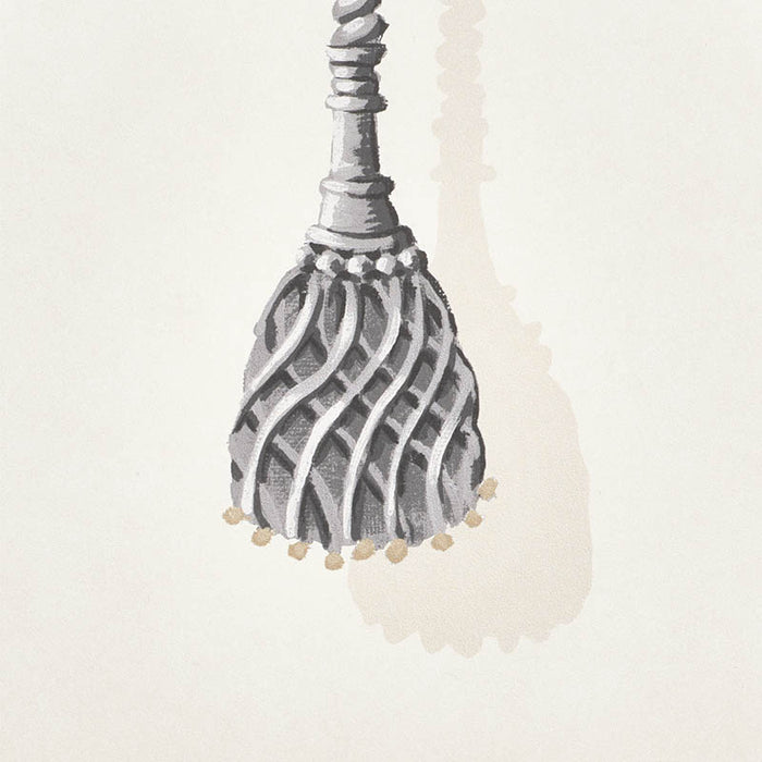 Schumacher Villa Panel Dove Wallpaper Sample 5009910