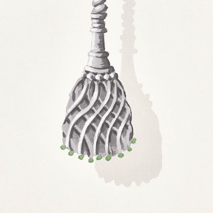 Schumacher Villa Panel Sky Wallpaper Sample 5009911