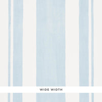 Schumacher Villa Stripe Sky Wallpaper 5009921