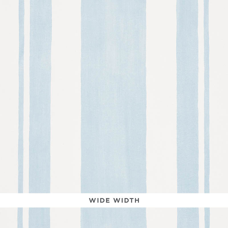 Schumacher Villa Stripe Sky Wallpaper Sample 5009921