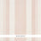 Schumacher Villa Stripe Blush Wallpaper 5009923