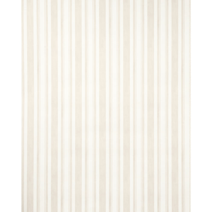 Schumacher Villa Stripe Light Neutral Wallpaper Sample 5009924