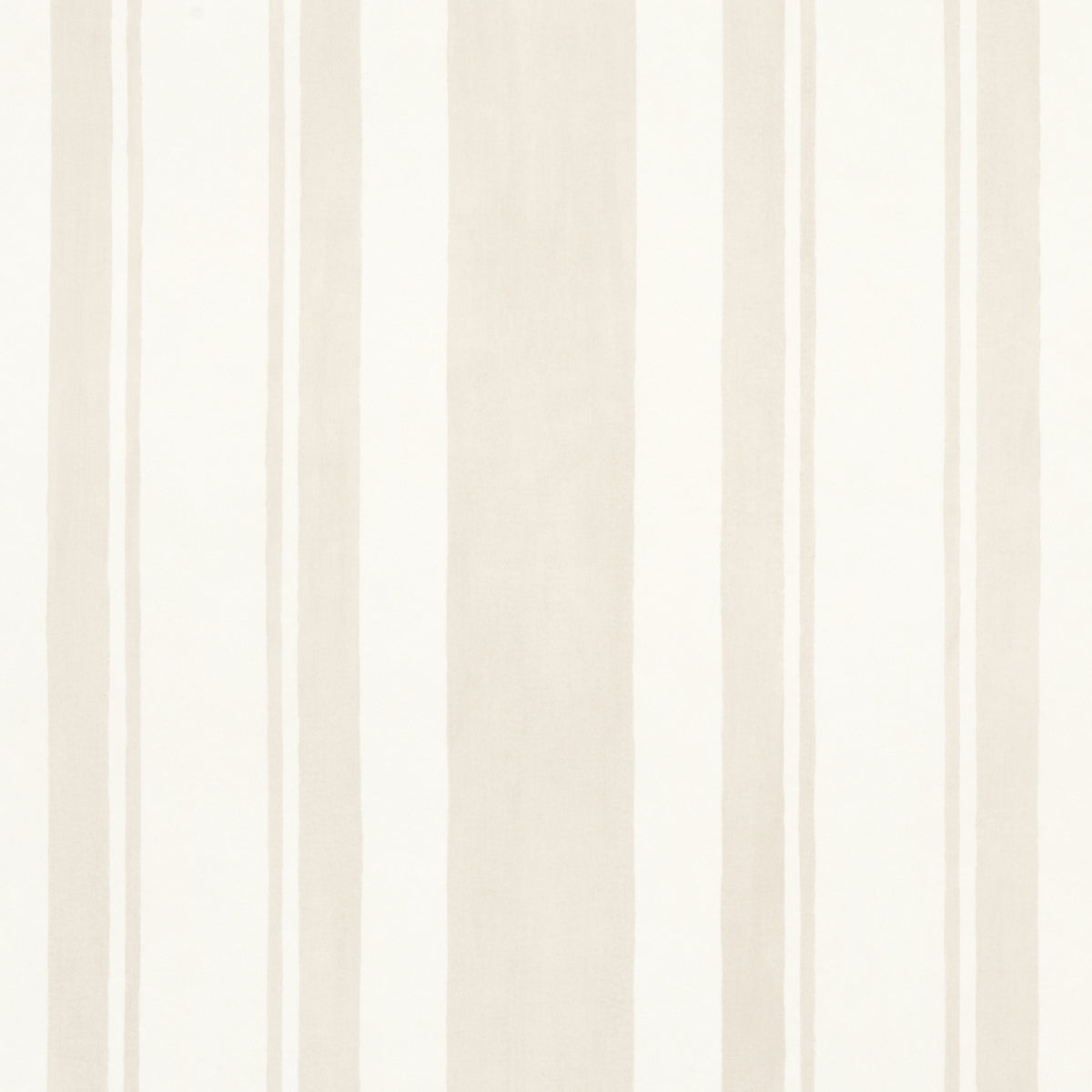 Schumacher Villa Stripe Light Neutral Wallpaper Sample 5009924
