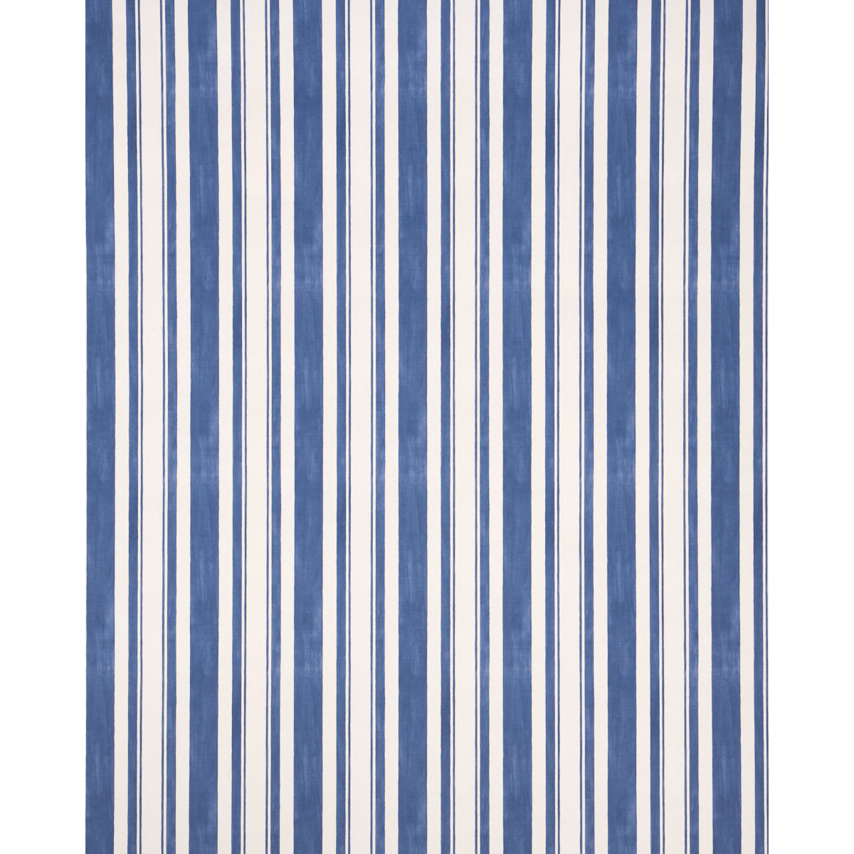 Schumacher Villa Stripe Navy Wallpaper Sample 5009925