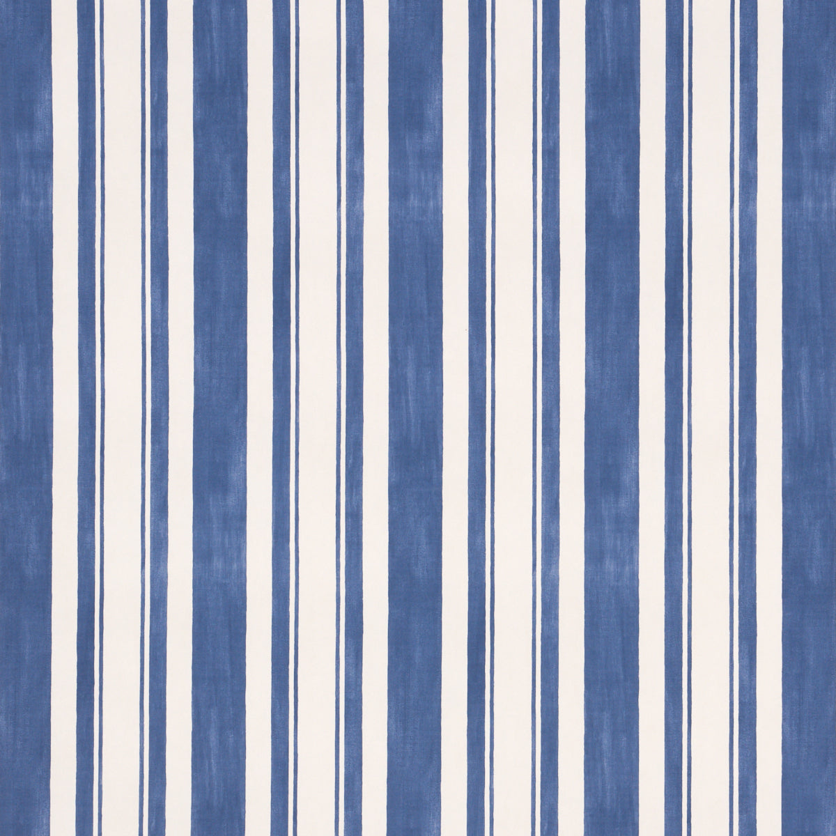 Schumacher Villa Stripe Navy Wallpaper Sample 5009925