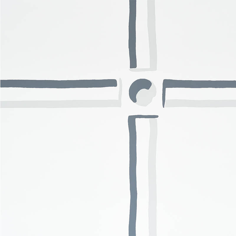 Schumacher La Galerie Ivory Wallpaper Sample 5009940