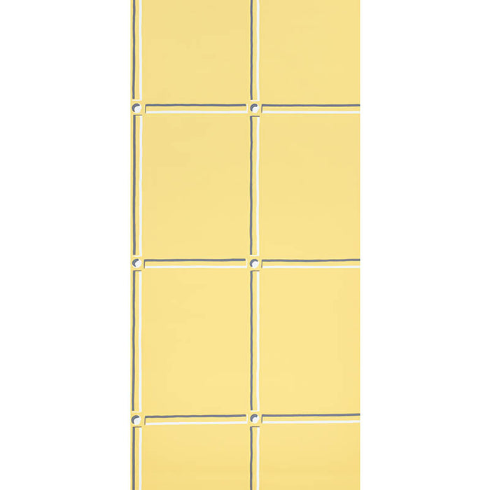 Schumacher La Galerie Yellow Wallpaper Sample 5009942