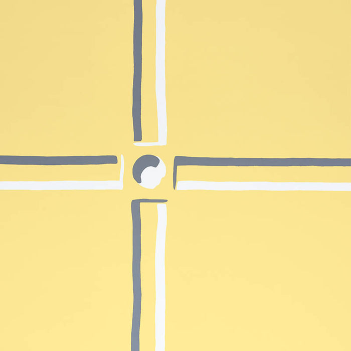 Schumacher La Galerie Yellow Wallpaper Sample 5009942