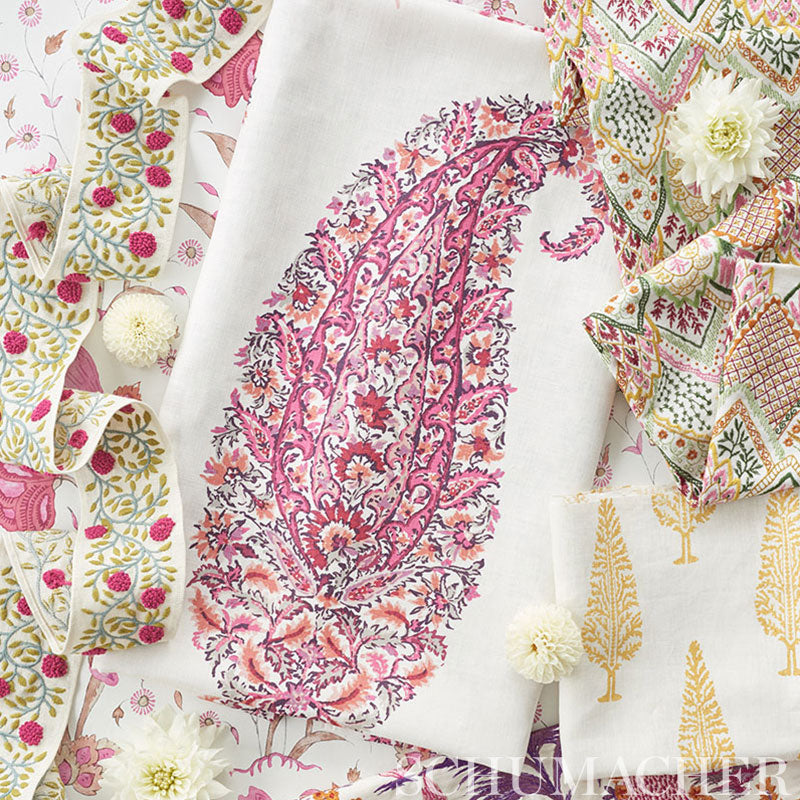 Schumacher Khilana Floral Spice 5009951 Wallpaper | 40% Off (Samples)