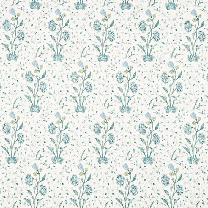 Schumacher Khilana Floral Peacock Wallpaper 5009952