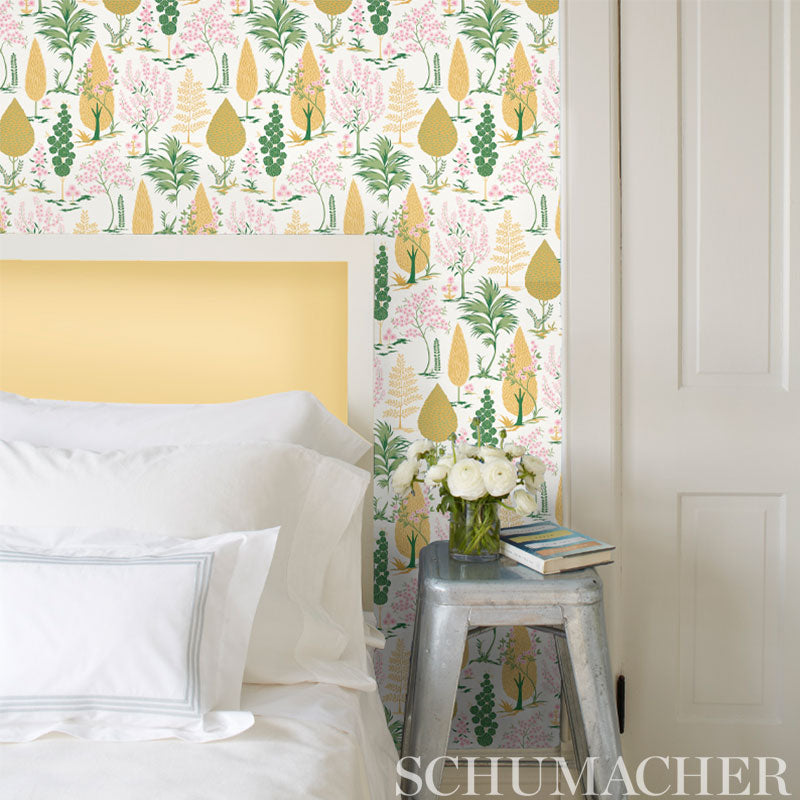 Schumacher Pandora Delft & Rose 5009960 Wallpaper | 40% Off (Samples)