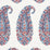 Schumacher Shirala Paisley Delft & Rose Wallpaper Sample 5009970