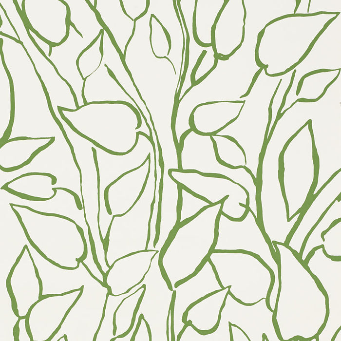 Schumacher Solandra Vine Leaf Wallpaper Sample 5010070