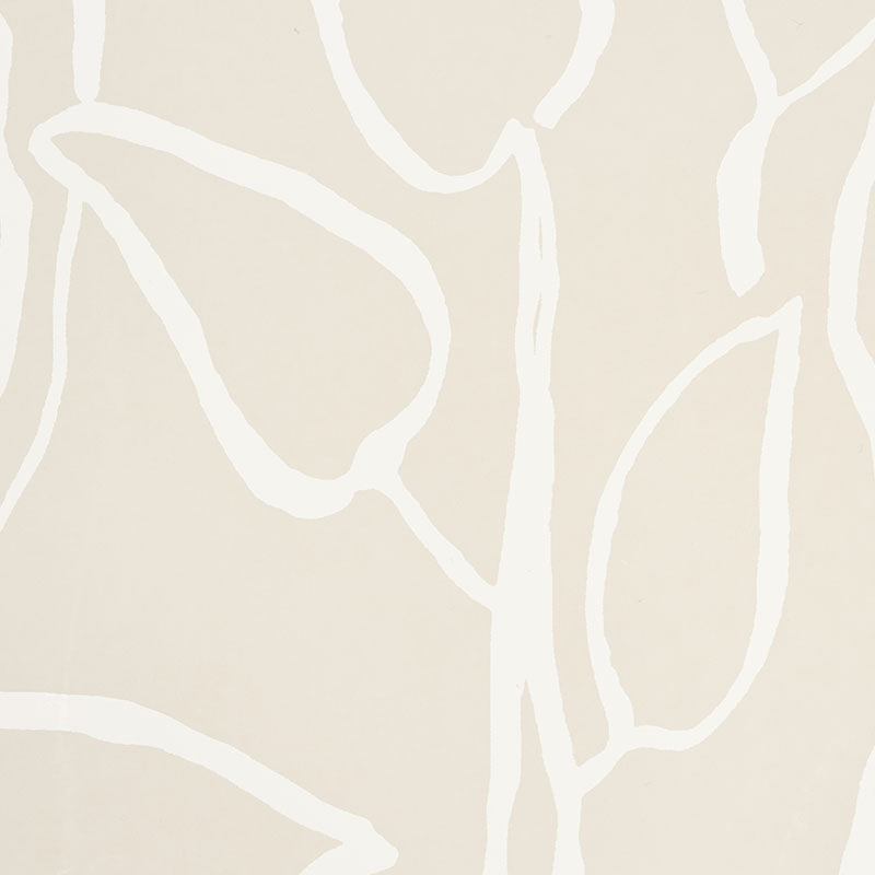 Schumacher Solandra Vine Natural Wallpaper Sample 5010072